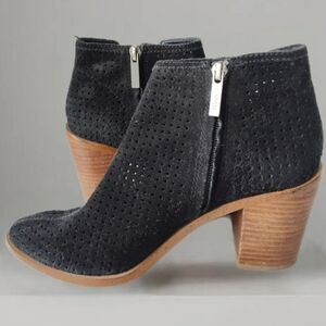 1. State Nordstrom Black Suede Ankle Boots Size 7.5